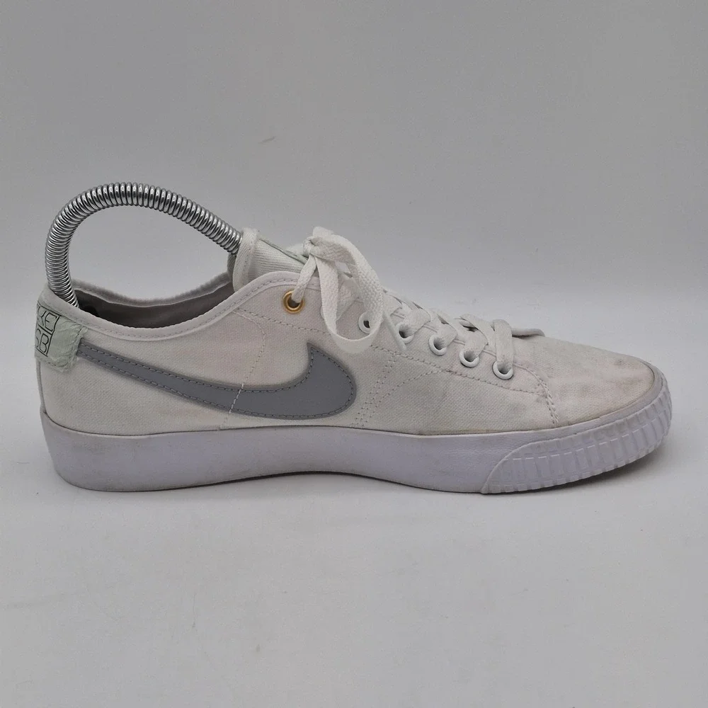 Nike SB‎ Blazer Court Shoes Mens Size 7 White Canvas Skateboarding CZ5605-100